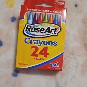 RoseArt 24-Color Crayon Set